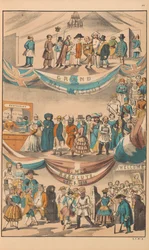 Faksimile der Illustrated News, ca. 1852 (Faksimile)