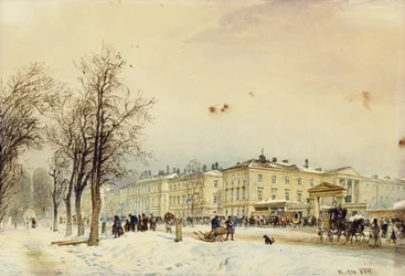 Der Nordbahnhof, Wien, 1852