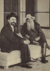 Anton Tschechow und Leo Tolstoi