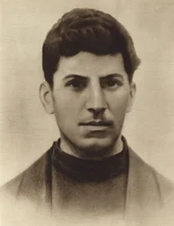 Joseph Stalin im Alter von 17 Jahren, während er das Seminar in Tiflis besuchte, Georgien, 1896