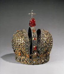 Krone der Kaiserin Anna Ioannovna, St. Petersburg, 1730 (Silber, Gold & Edelsteine)