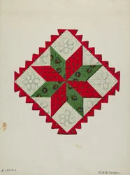 Quiltblock, ca. 1936