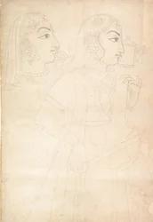 Sänger und Sarinda-Spieler