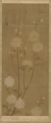 Hängende Kirschzweige in Blüte, Edo-Zeit, Mitte 18. bis Anfang 19. Jahrhundert