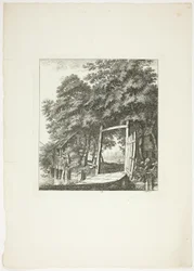 Angeln aus einem Fenster, Platte drei aus Paysages Dédiés à M. Warelet