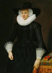 Porträt von Margarita Courten (1564-1640)