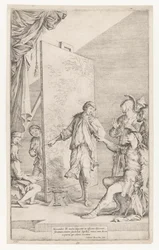 Alexander der Große im Atelier von Apelles