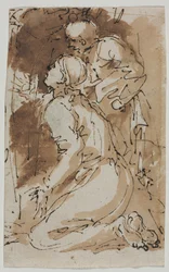 Figurenstudien (recto)