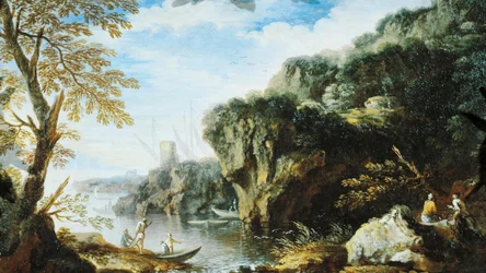 Marine, Schule von Salvator Rosa
