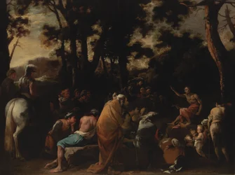Johannes der Täufer predigt