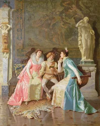 Lesen, ca. 1890