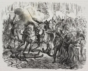 Aufstand von Madrid, aus der Geschichte Napoleons von Cesare Malpica