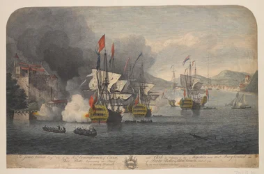 Einnahme von Porto Bello durch Admiral Vernon am 22. November 1739