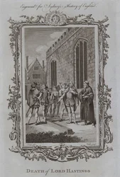 Tod von Lord Hastings (Gravur)