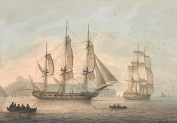 Linienschiffe vor Dover