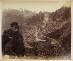 Umkehrstation unterhalb von Teendaria, Darjeeling, aus 