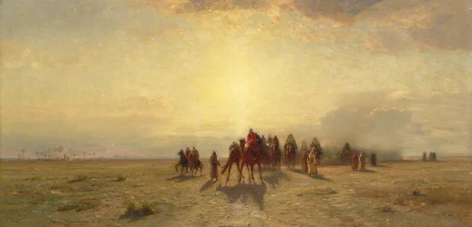 Karawane in der Wüste