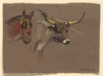 Zeichnung, Studien aus Italien, 1872–73