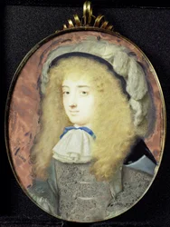 Porträt von Frances Teresa Stuart (1647-1702), Herzogin von Richmond und Lennox, in Männerkleidung