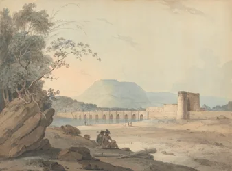 Bidzee Ghur, aufgenommen in der Nähe des Dorfes Mow [Mhow]