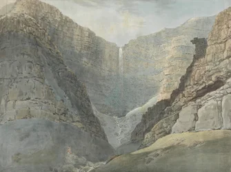 Felsenschlucht mit Wasserfall