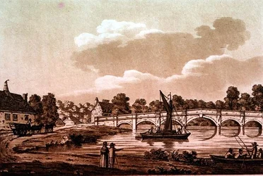 Chertsey-Brücke, Illustration aus 