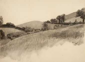 Landschaft auf dem Land, 1884