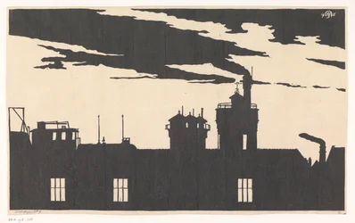 Silhouette der Oostergasfabriek