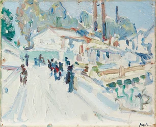 Eine Straße in Paris