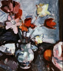 Stillleben mit Tulpen