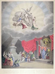Die Apotheose von Washington, graviert von H. Weishaupt