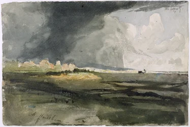 In Hailsham, Sussex: Ein Sturm zieht auf, 1821
