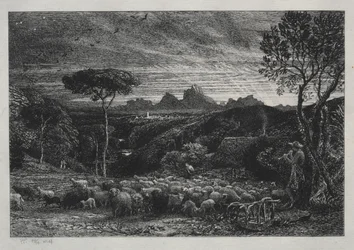 Das Öffnen des Faltens, 1880