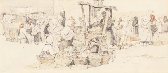 Ein Markt im Freien