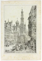 Augsburg, aus Faksimiles von Skizzen aus Flandern und Deutschland