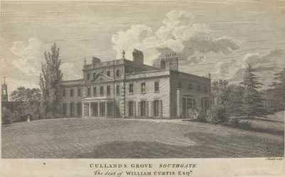 Cullands Grove Southgate, der Sitz von William Curtis, Esquire; Seite 83 (Band Eins)