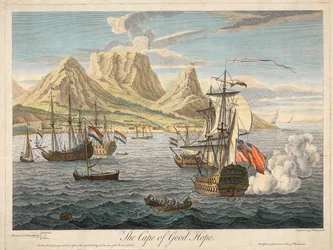 Das Kap der Guten Hoffnung, veröffentlicht ca. 1731