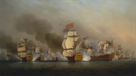 Vizeadmiral Sir George Ansons Sieg vor Kap Finisterre