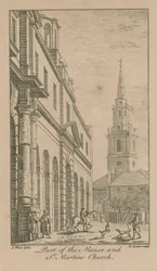 Teil der Maas und St. Martinskirche