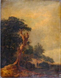 Landschaft in Nachahmung von Jacob Ruisdael