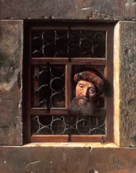 Mann am Fenster, 1653