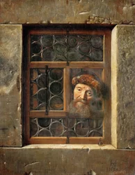 Alter Mann am Fenster