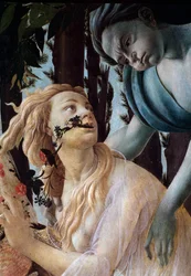 Der Frühling. Detail: Zephyr ergreift die mit einem durchsichtigen Schleier bekleidete Chloris