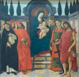 Madonna mit Kind und Heiligen