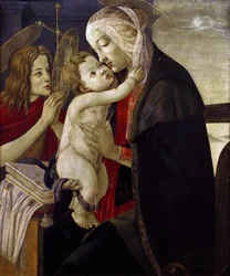 Madonna und Kind mit dem kleinen Johannes, ca. 1485-1490