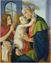 Madonna mit Kind und dem kleinen Johannes