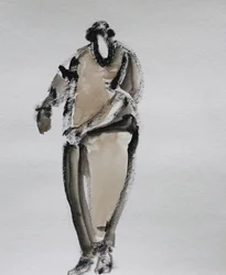 Elegante stehende Figur