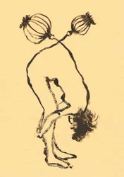 Nacktes botanisches Yoga