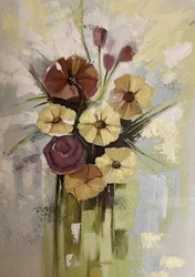 Lebendige moderne Blüten