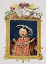 Porträt von Heinrich VIII. (1491-1547) als Verteidiger des Glaubens aus 